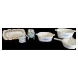 Assorted Porcelain and Corning Ware Tableware