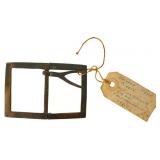 Confederate Frame Forked Tongue Belt Buckle