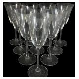Ten Vera Wang Wedgwood Classic Crystal Goblets