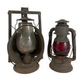 Dietz Acme Inspector and Little Wizard Lanterns