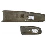 Two Archaic Native American Stone Gouges