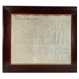 1796 Philadelphia Land Indenture Fromberger