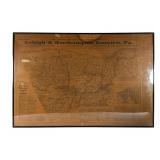 1907 Lehigh & Northampton Counties Trolley Map