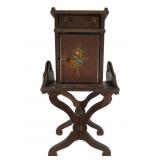 Antique Floral Painted Wooden Smoker