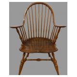 Sack Back Windsor Armchair with Plank Seat
