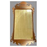 Chippendale Style Mahogany Fretwork Wall Mirror