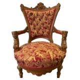 Victorian Renaissance Revival Walnut Armchair, 187