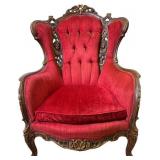 Victorian Renaissance Revival Carved Armchair 1880