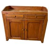 19th Century American Country Pine Dry Sink 1860