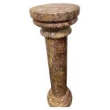 Late 20th Century Italian Marble 40in Pedestal