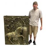 JB Monogram, Tang Horse Relief Wall Plaque