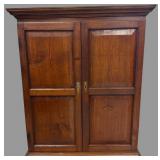 Antique Two Door Walnut Cupboard