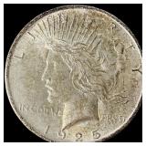 1 Silver 1925 Peace Dollar