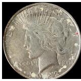 1 Silver 1922-D Peace Dollar