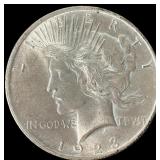1 Silver 1923 Peace Dollar