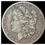 1 Silver 1881 Morgan Dollar