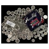 A Collection Of US 25 Cent Coins