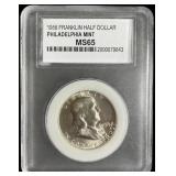 1 Silver 1956 Philadelphia Franklin Half Dollar