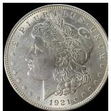 1 Silver 1921 Morgan Dollar
