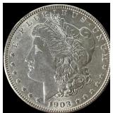1 Silver 1903 Morgan Dollar