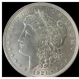 1 Silver 1921-P Morgan Dollar