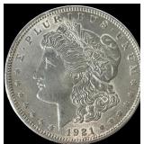 1 Silver 1921 Morgan Dollar