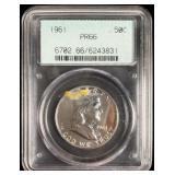 1 Silver 1961 Franklin Half Dollar