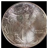 1 Silver 1990 US American Eagle Dollar