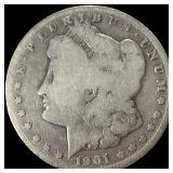 1 Silver 1901-O Morgan Silver Dollar