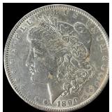 1 Silver 1890 Morgan Dollar