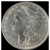 1 Silver 1896 Morgan Silver Dollar