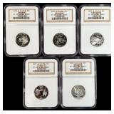 5 Silver 2002 S Statehood Quarters