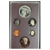 6 Coin 1983 S Proof Set With Silver Dollar