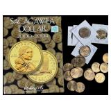 A Collection Of 2000-2003 US Sacagawea Dollars