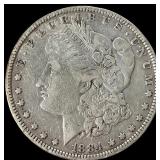 1 Silver 1884 Morgan Dollar