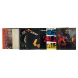 Collection of Eight Rock and Pop Vinyl Records