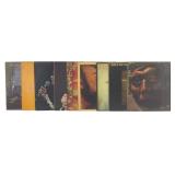 Nine 1970s Folk and Singer-Songwriter Vinyl LPs
