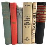 Assortment of Six Mid-Century Hardcover Books