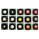 Collection of 15 Vintage 45 RPM Soul and Rock Sing