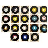 Assortment of 19 Vintage 45 RPM Soul and Funk Reco