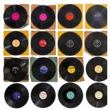 Sixteen 1950s R&B and Rock and Roll 78 RPM Records