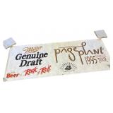 Page & Plant 1995 Tour Miller Promotional Banner