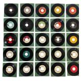 Collection of 25 Vintage 45 RPM Soul and R&B Singl