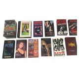 Collection of 1990s Rock and Metal VHS Tapes