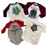 A Group of Journey Band Shirts and Concert Poster