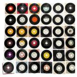 36 Vintage 45 RPM Promo and DJ Copy Vinyl Singles