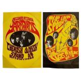 Two 1960s Konst-Sweden Psychedelic Band Posters
