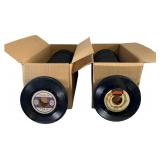 A Collection of 45 RPM Vinyl Records