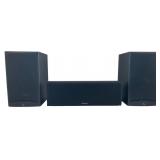 Infinity and Polk Home Theater Speaker Trio