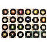 Collection of 24 Vintage Soul and R&B 45 RPM Singl